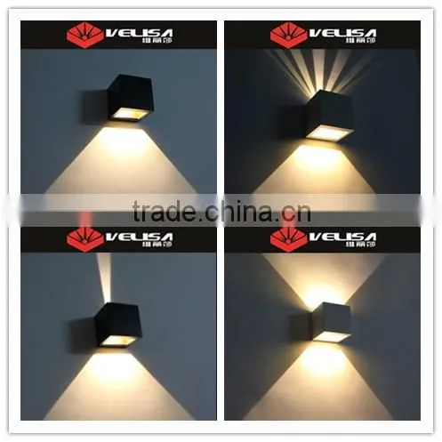 Alibaba express Square LED Indoor Wall Light or Mirror Front Lamp (VL3001B/C/D/E)