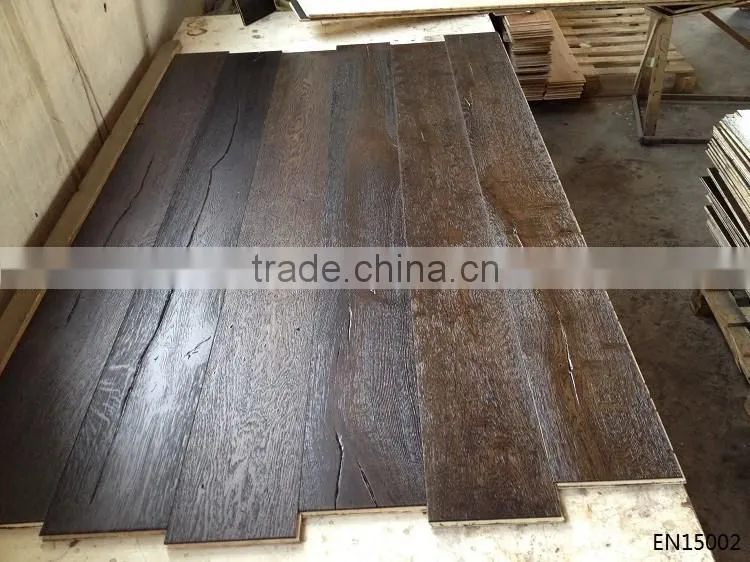 Distressed Phantom Engineered European Oak Wooden Flooring
