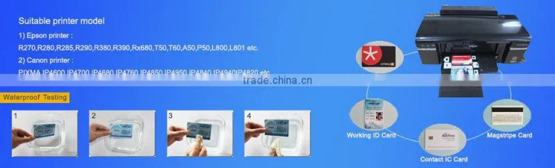 PVC material SEL4428 4K bit chip contact IC card for reader