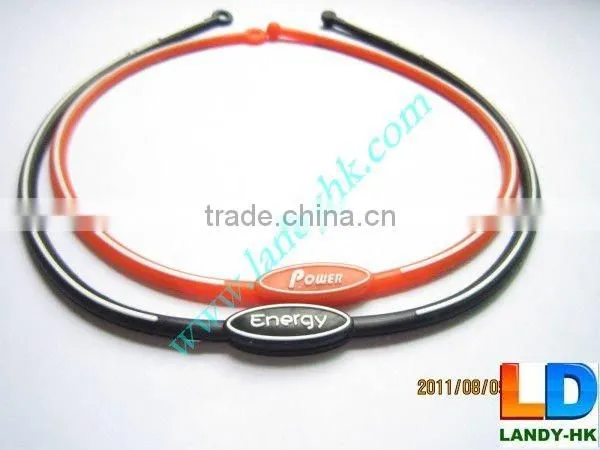 Silicone Power Energy Balance Necklace, Fatigue Release