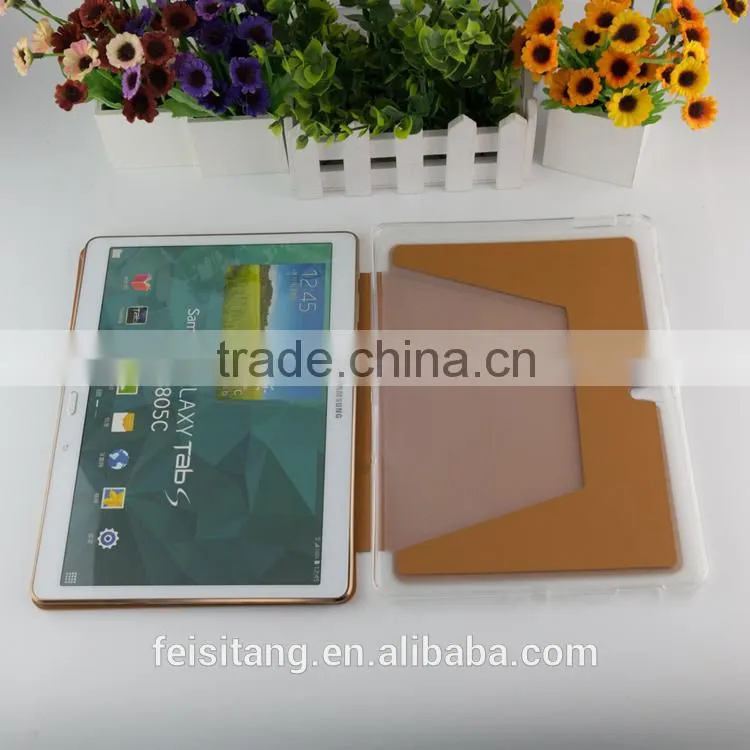 leather case book cover for samsung galaxy tab s 10.5 sm-t805 t800