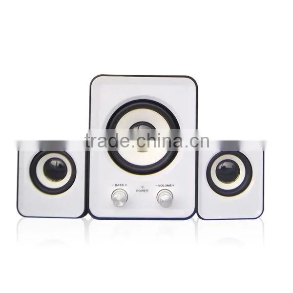 3 (2.1) Channels and Home Theatre,Portable Audio Player,Mobile Phone,Computer Use Speaker