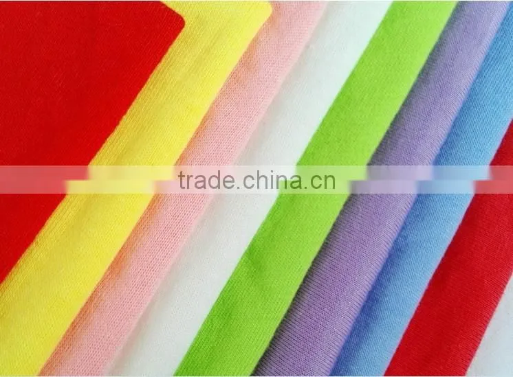 China wholesale 100 cotton jersey knit fabric for children T shirt