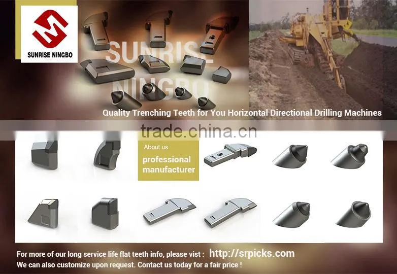 CJ2B Cutter Bits Trenching teeth Carbide Tipped