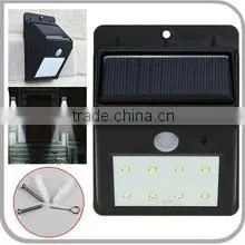 solar powered motion sensor led outdoor light