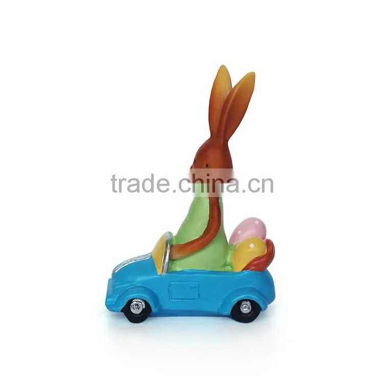 Wholesale Easter Rabbit Resin Easter Rabbit Figurine