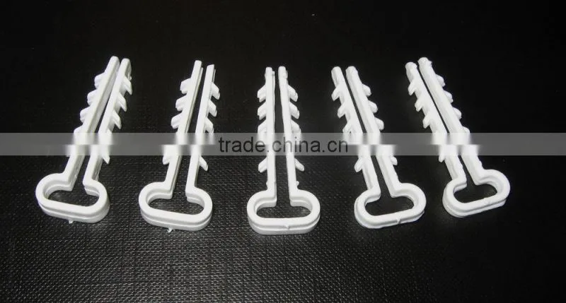 Plastic wall cable clip