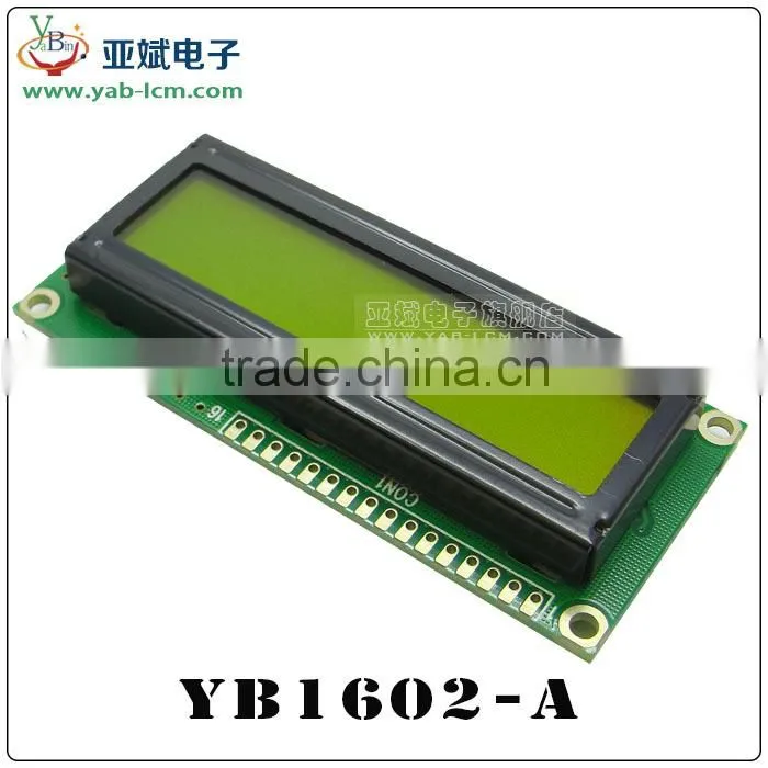 Character module negative blue 1602 lcd display