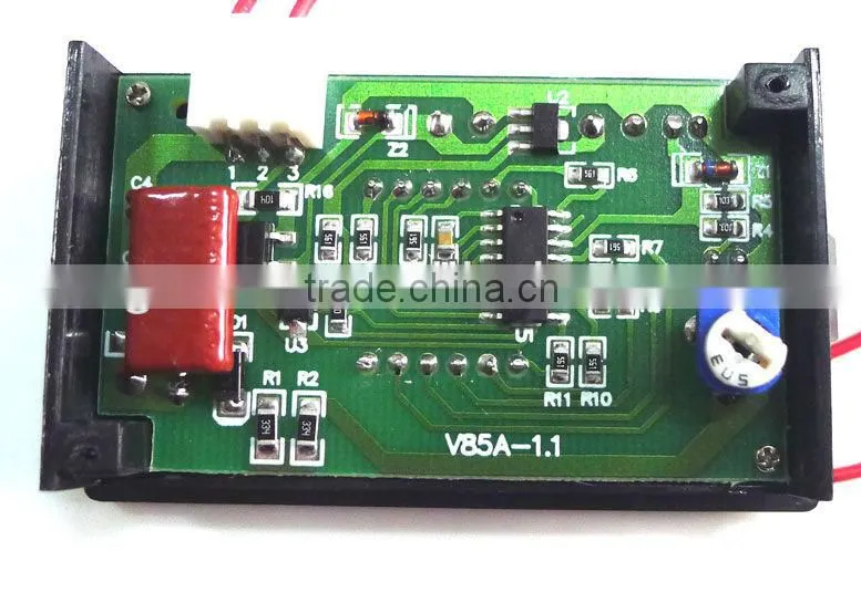 Digital Red LED Voltage Meter Voltmeter Panel Display AC 75V - 300V 0.56"