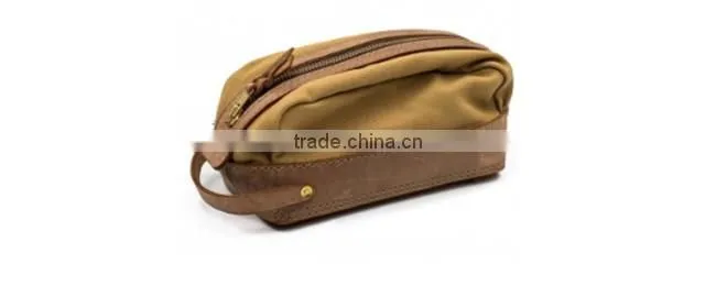 small canvas travel pouch dopp kit