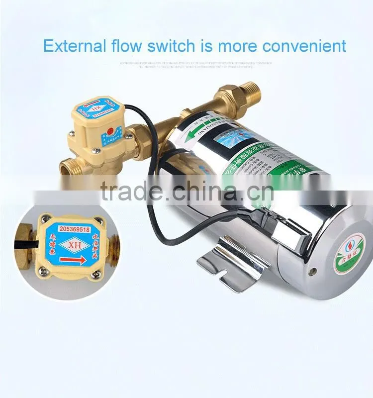 automatic home hot water booster pump for shower 100W/250W/280w