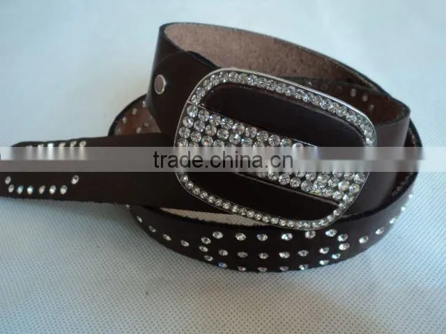 Genuine leather belt women