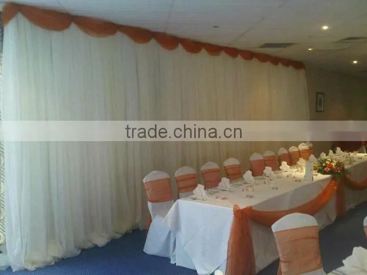 Telescopic pipe and drape for wedding decoration, wedding backdrop stand easy to assemble