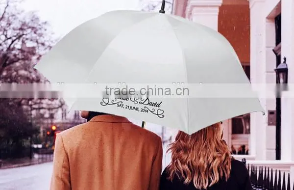 Personalized Golf Style Wedding Umbrella