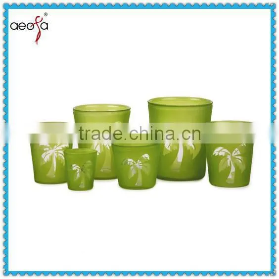Hot selling new design cheap bulk flower glass pot