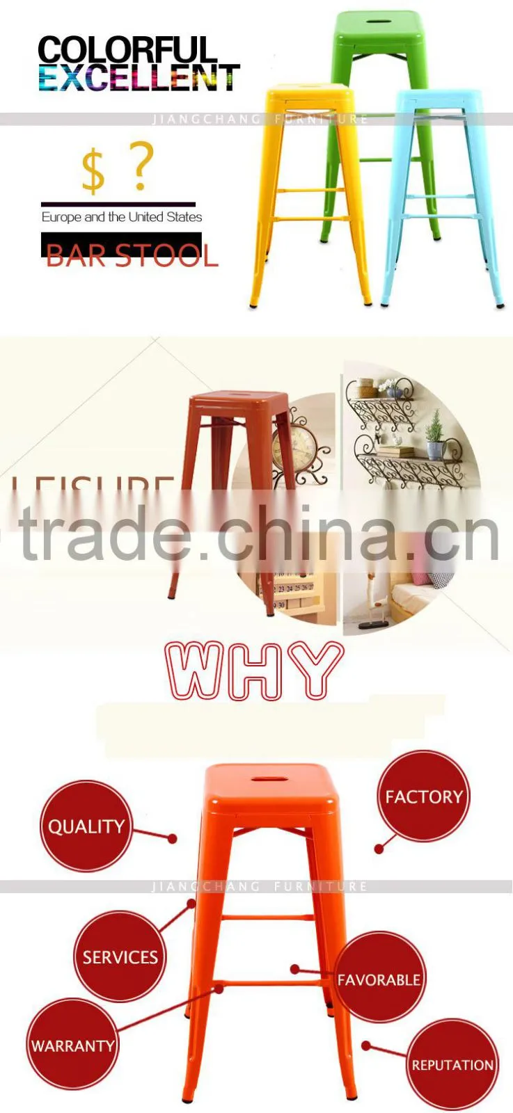 America Metal Bar Stool On Sale