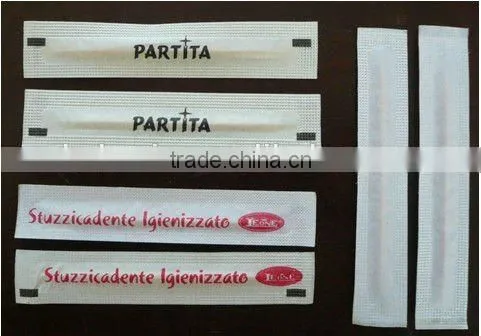 popsicle sticks wrapping machine single packing