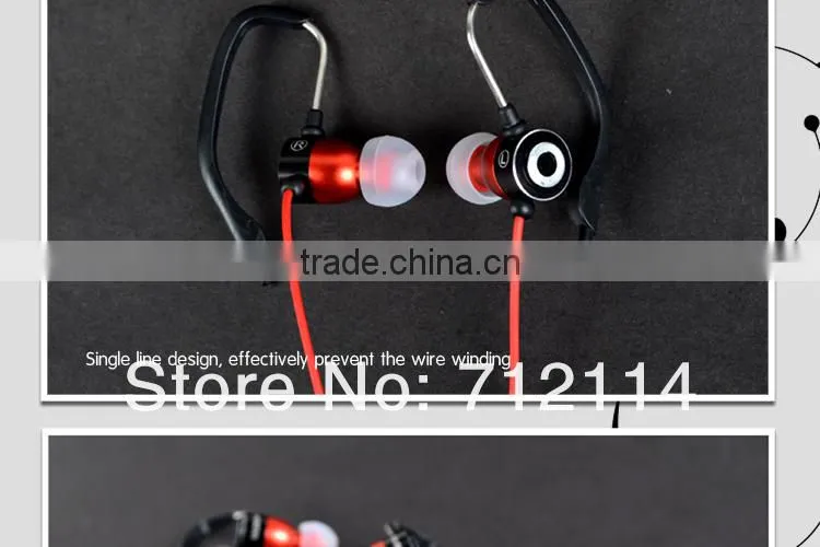ULDUM sport headphone with micro Earhook earbuds for free shipping