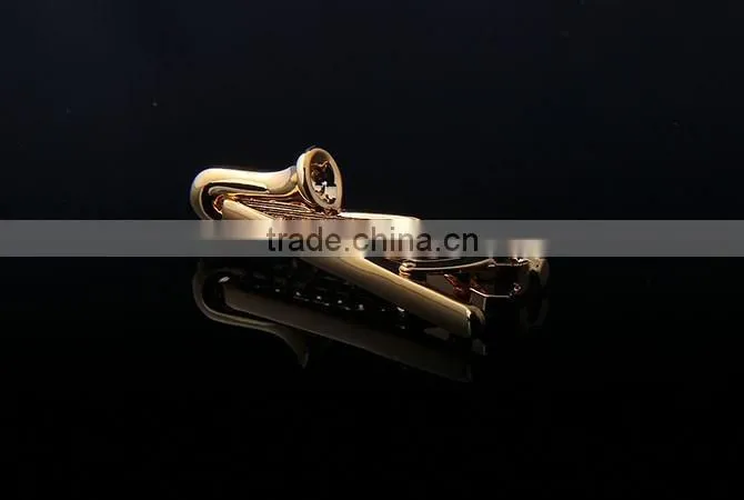 Custom Music Instrument sax tie bar saxphone tie clip