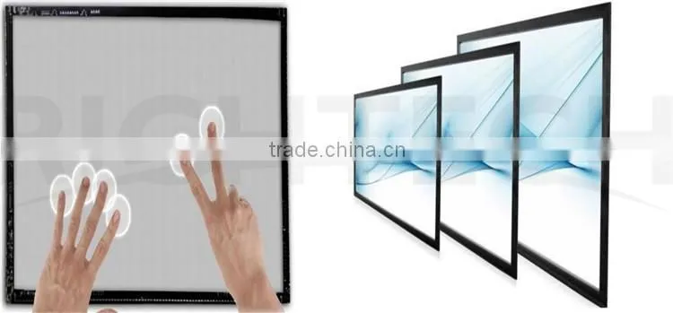 Promotion! RichTech low price interactive capacitiveinteractive touch foil or touch frame
