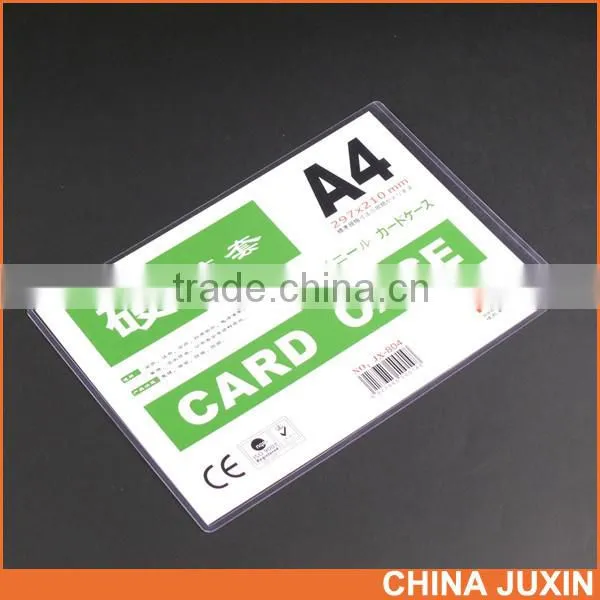 Hot Selling A3 PVC Card Case Rigid PVC Card Case