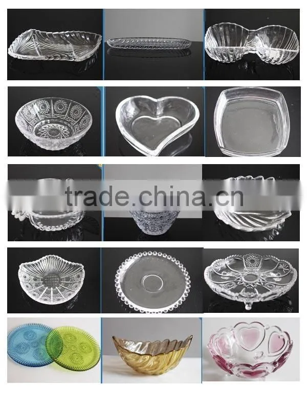 LXHY-P059 Crystal wedding charger plate antique gold plate
