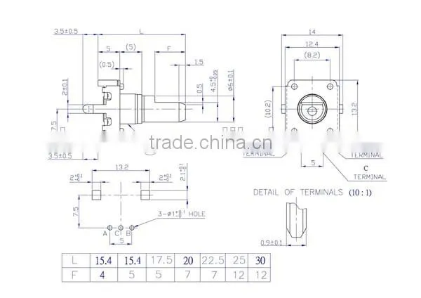 HW-12EN5H24B rotary encoder with flat shaft electric 12&24 detents rotary encoder
