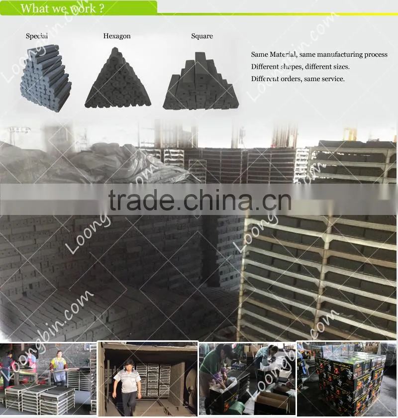 LONGBIN factory made Natural BBQ coconut shell charcoal