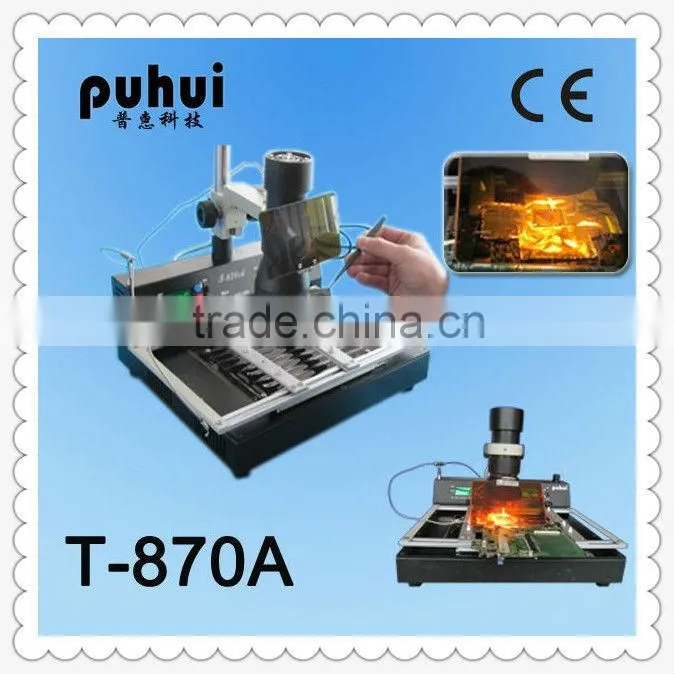 motherboard repair tools,reballing machine,laptop chip rework station,bga rework station,taian,puhui,t870a,made in china