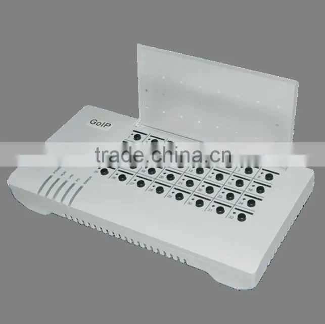 Factory Price 32 channels 32 sims gsm sim bank supports wireless pbx telephone system