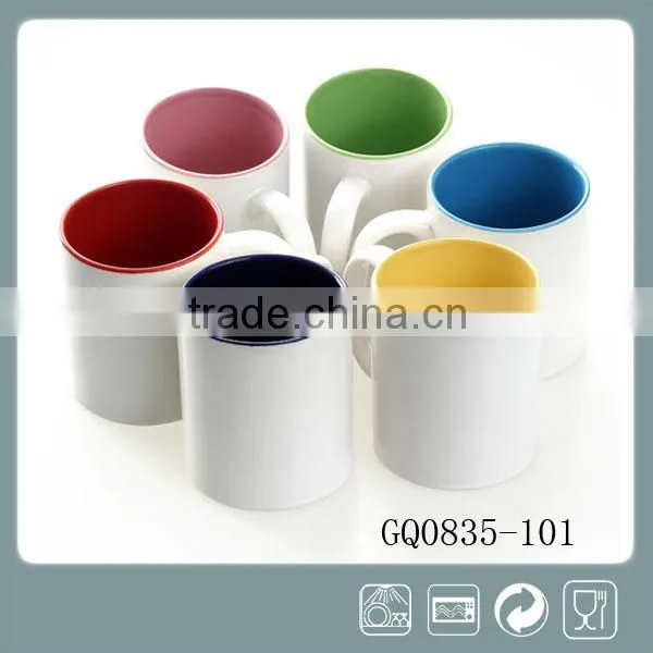 2015 new ceramic mug/simple design ceramic mug/ ceramic mug for promotion