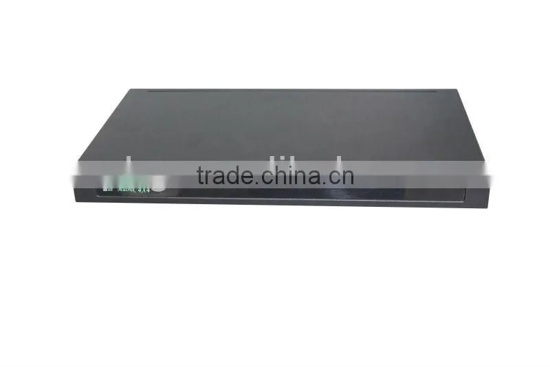 4X4 HDMI True 3D Matrix Switch Switcher 4 input source x 4 display IR remote