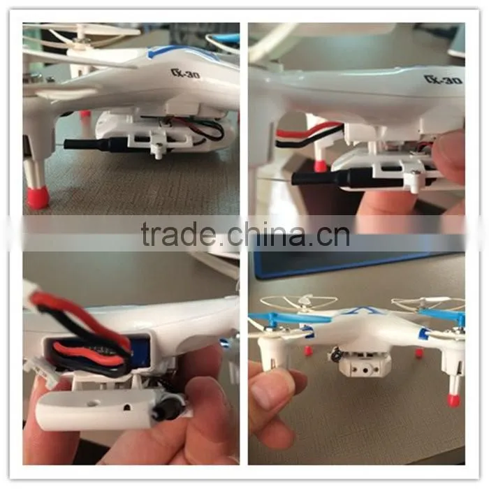 Cheerson CX-30S 4CH 2.4GHz 6-Axis Gyro Wifi Camera Quadcopter FPV Drone for iPhone Android control Real Time Video