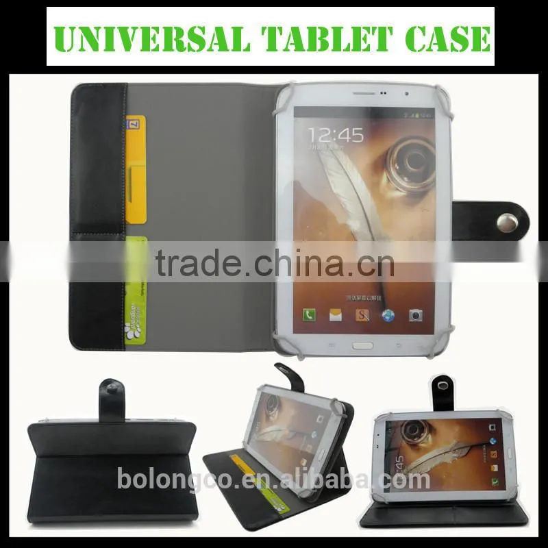 book style tablet leather case 7 8 10 inch tablet pc leather case universal tablet case