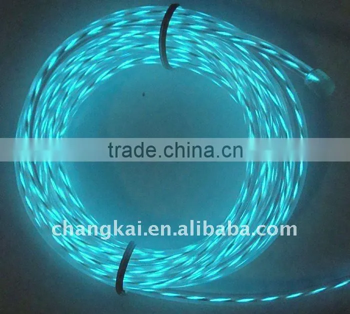 3.2mm High Brightness Transparent blue EL chasing wire
