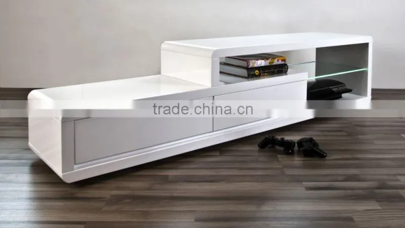 TV-2327 high gloss living room TV cabinet designs