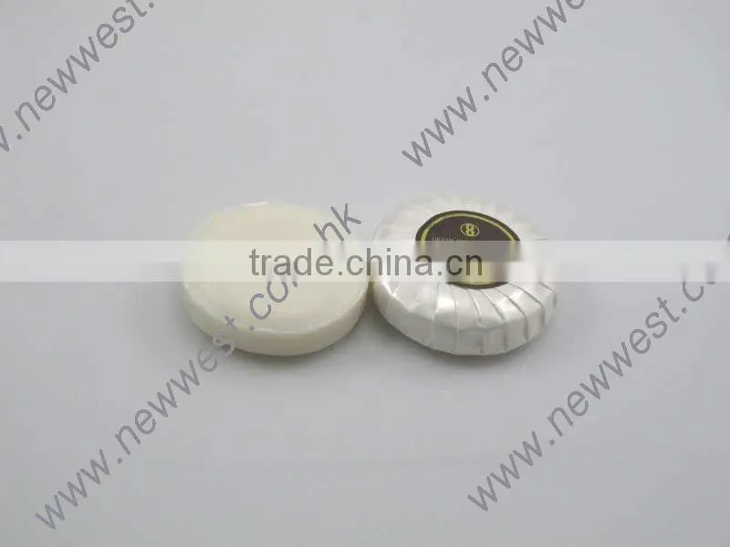 Hotel Use Bath Soap in Rectangular Shape with Clip Wrap