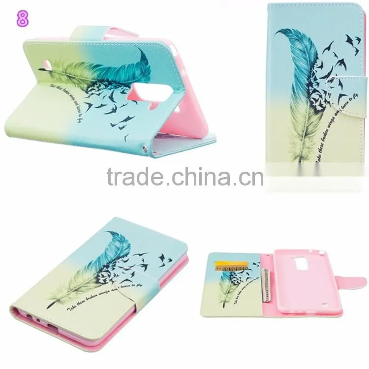 painted colored Leather Cover soft tpu Case for LG Neuxs 5X flowers animals design Case