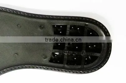 man durable light weight work leather shoes PVC outsole