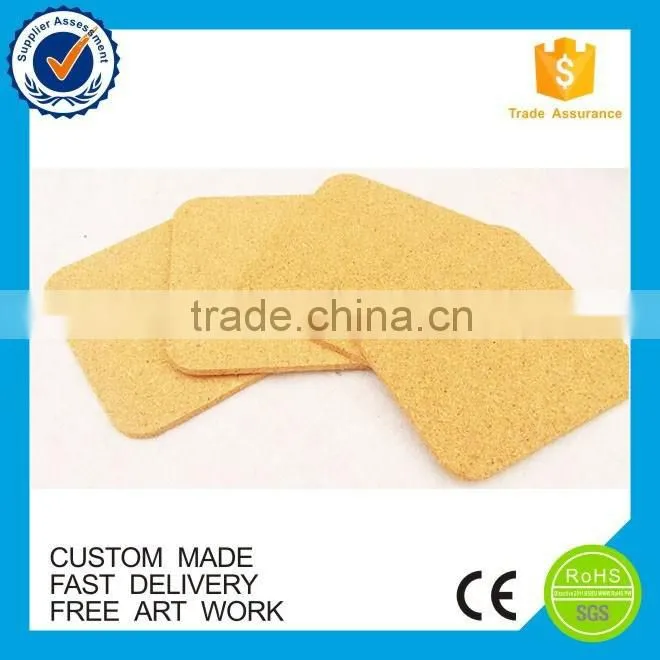 Wholesale printed cheap logo blank wood coaster customized