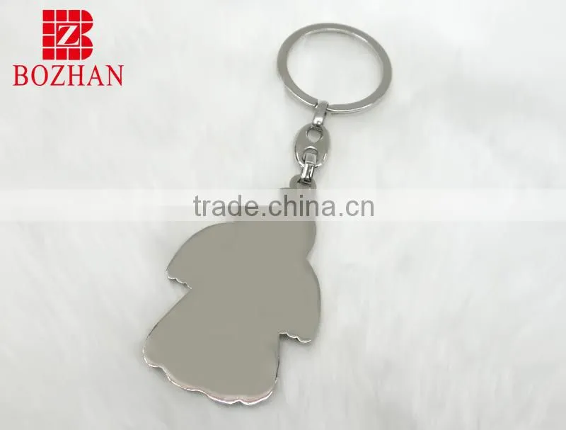 ODM wedding souvenirs alloy key ring