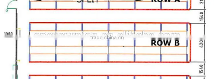 Good quality & competitive price narrow aisle pallet racking