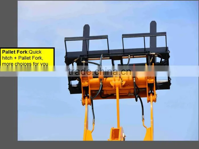mini hoflader loading machine 1.5 ton small wheel loader for sale