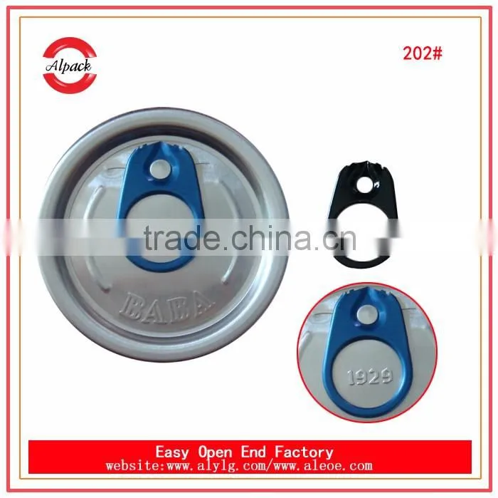 Aluminum can lid supplier 202# easy open end