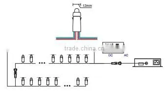Ledcolourlight 12mm dmx christmas display module light