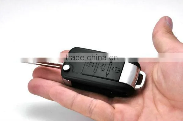 Hidden motion detection mini camera car key