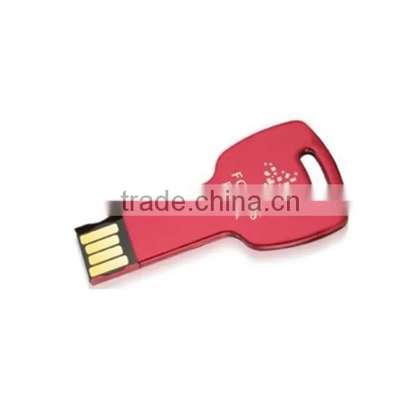Key ring pen drive 16GB 32GB skeleton key shaped usb drive