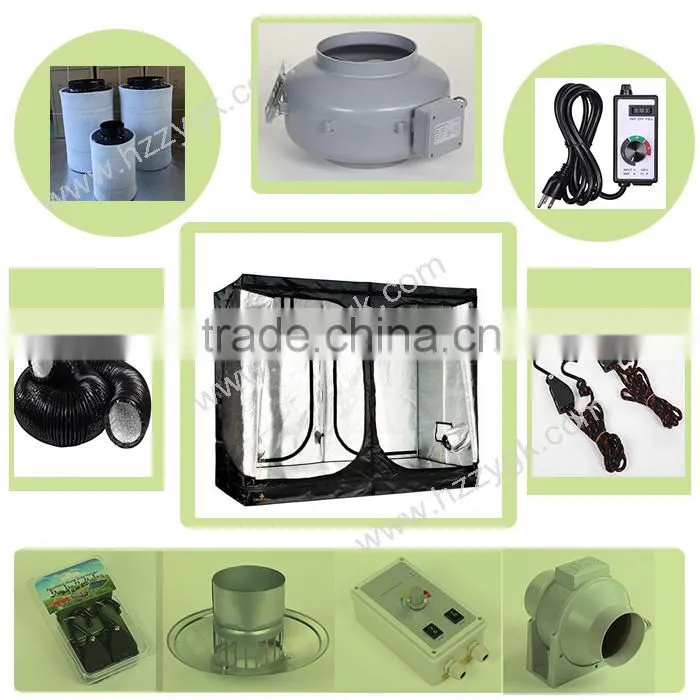 210D / 600D non toxic dark room indoor hydroponics grow tent grow box