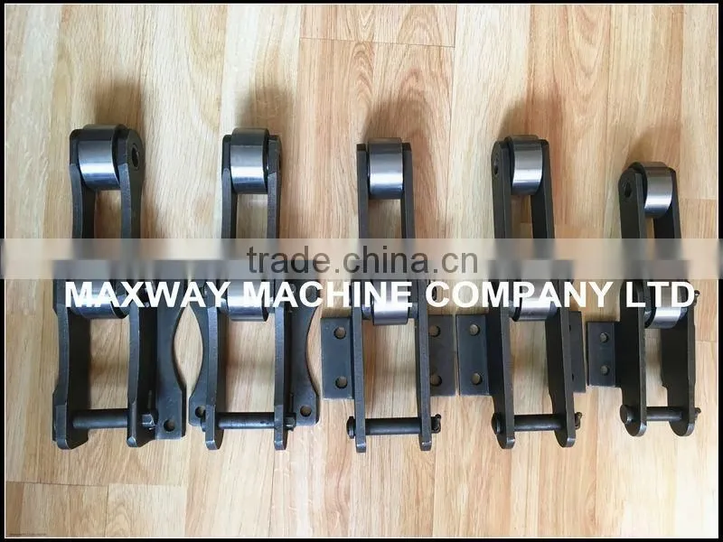 Wearable Steel Chains for Volvo Amphibious Excavator , 40Cr Steel Material, MAXWAY Machine Company