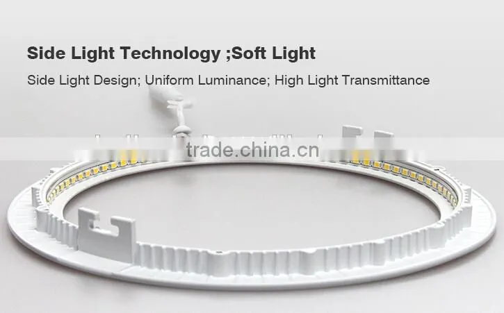 wholesale high quality ce rohs ultra slim 15 watts led panel light round